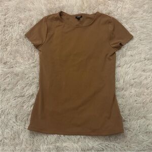 Express Brown Short Sleeve Women's Tee
